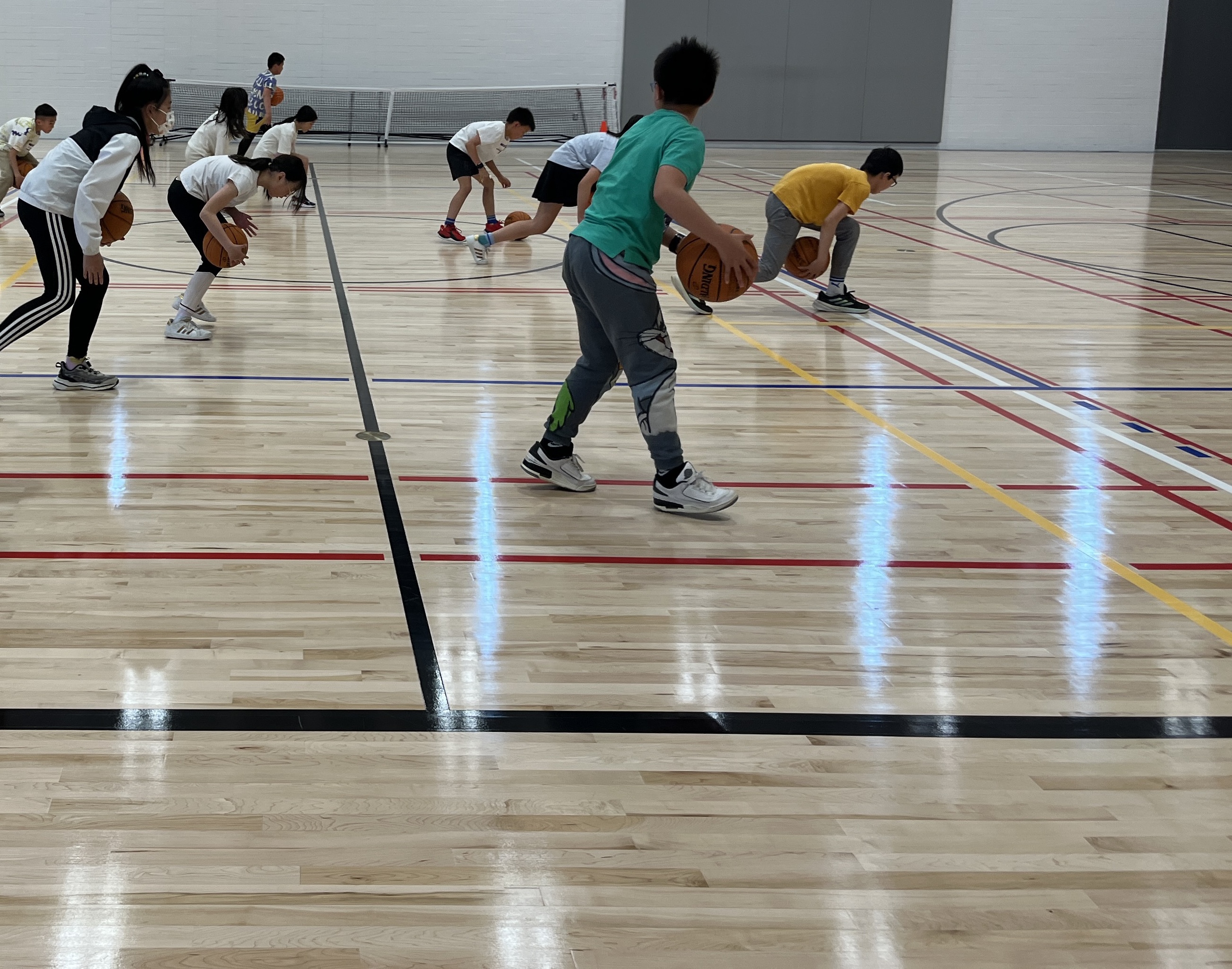 Basketball practice