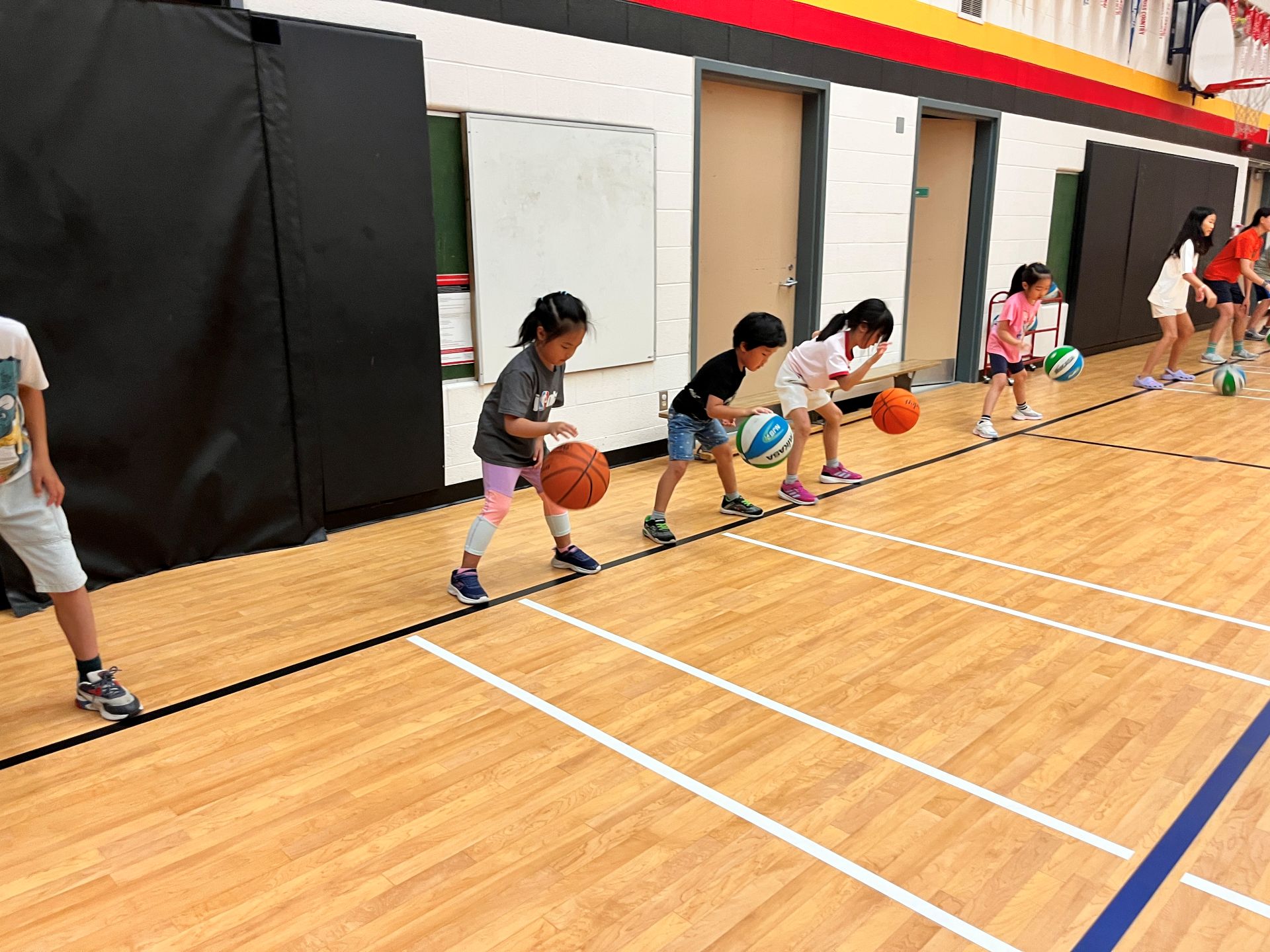 Basketball practice