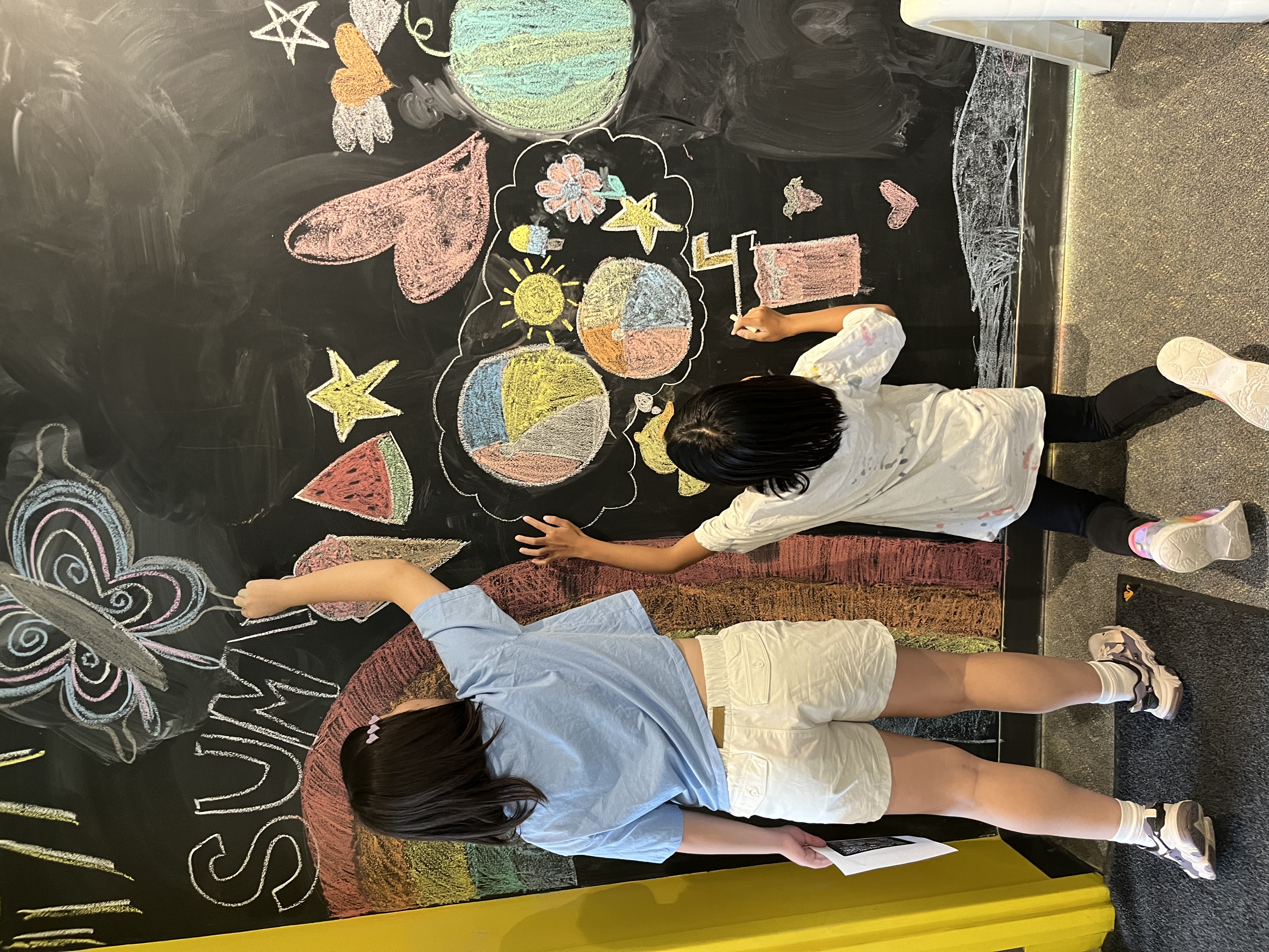 Blackboard drawing